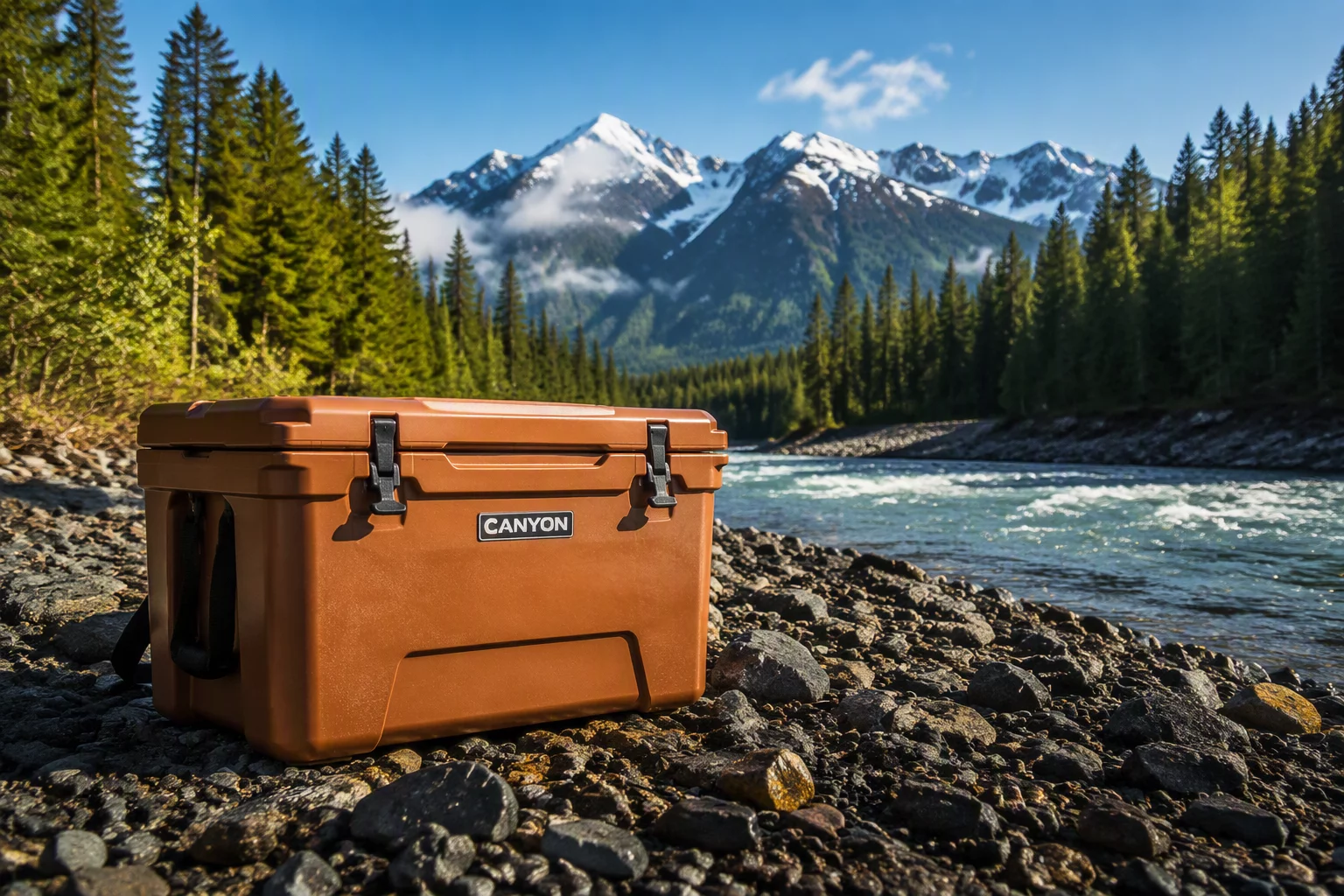 Bloom Coolers rugged outdoor prototype and Canadian terrain